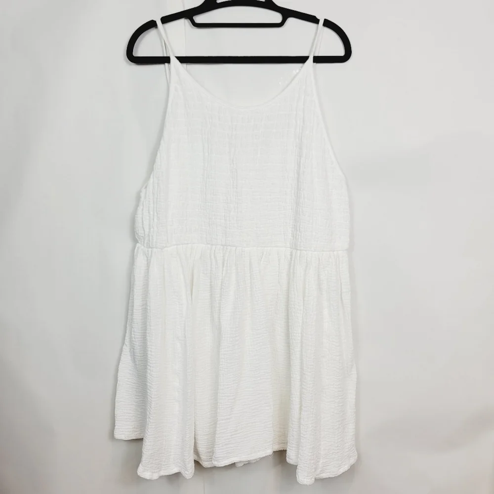 POSSE white slip gauze baby doll dress - Picture 2 of 8